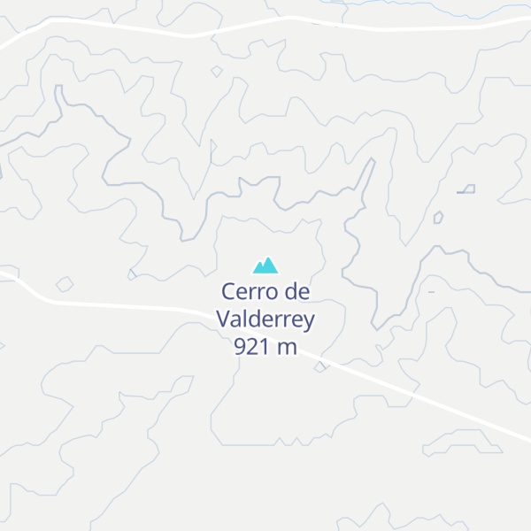 Map of Cerro de Valderrey