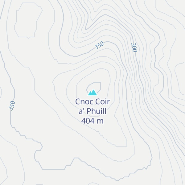 Map of Cnoc Coir a' Phuill
