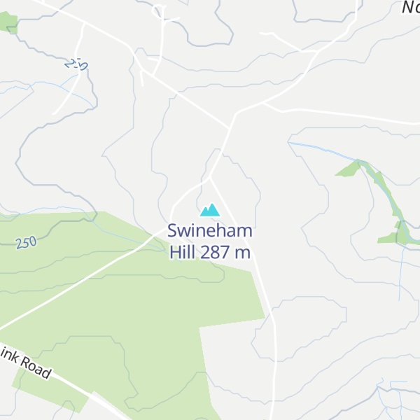 Map of Swineham Hill