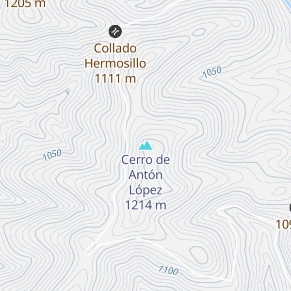 Map of Cerro de Antón López