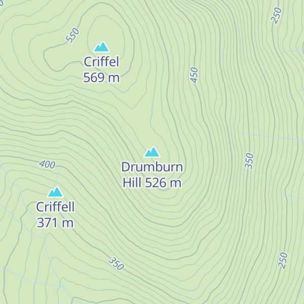 Map of Drumburn Hill