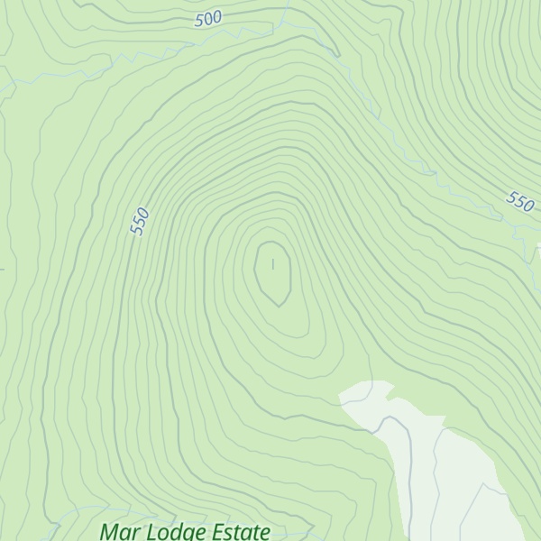 Map of Meall Tionail