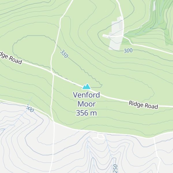 Map of Venford Moor