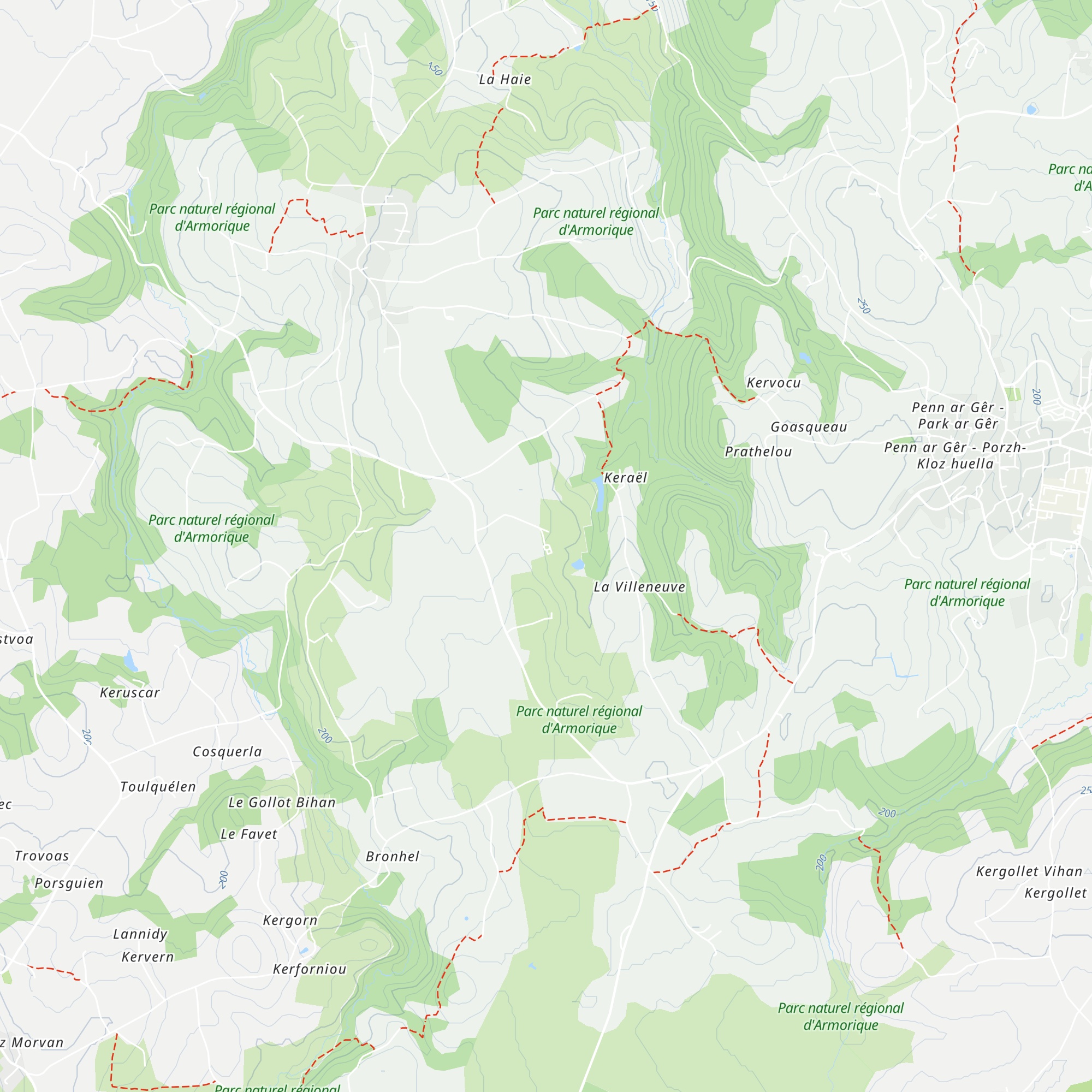 Gîte d'étape map