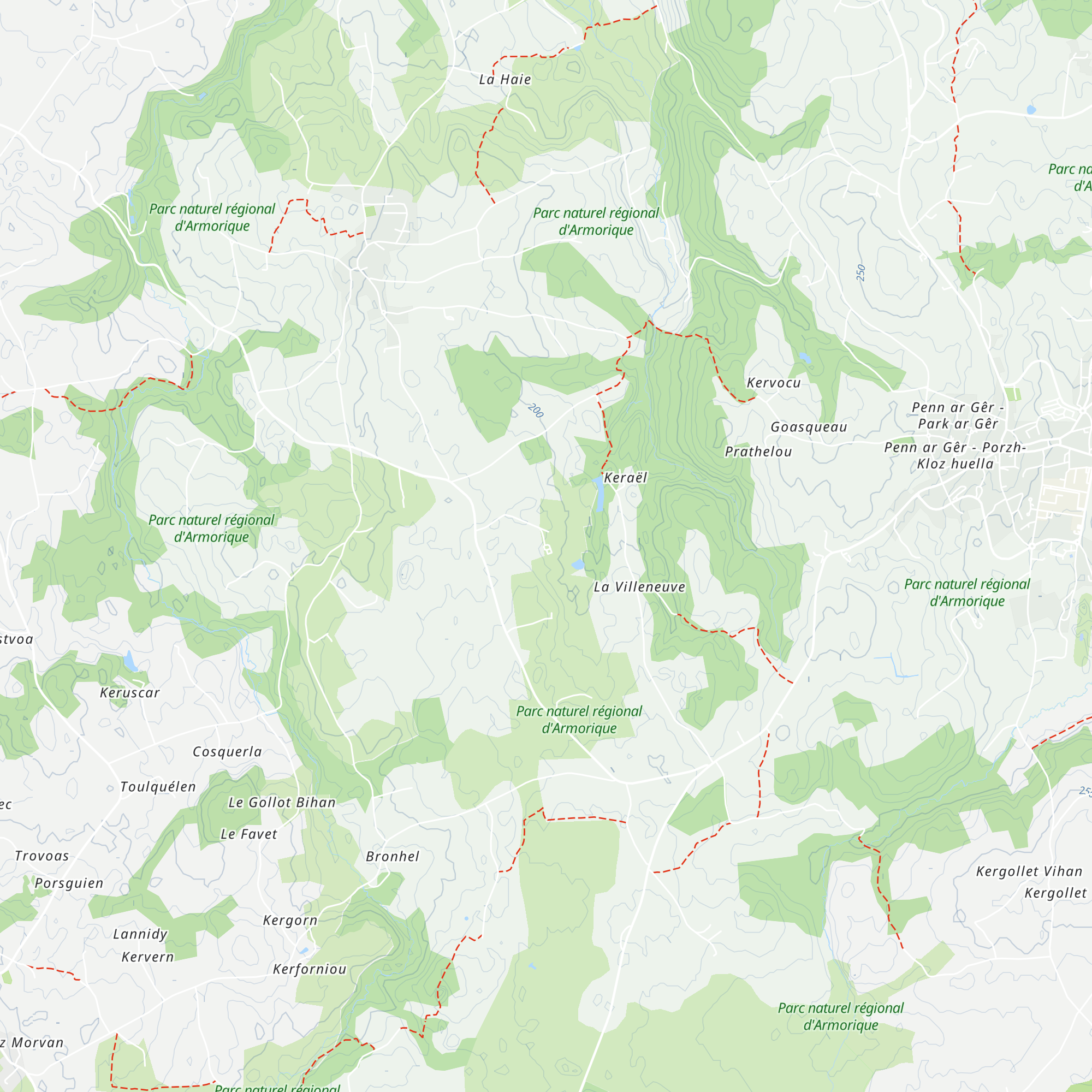 Gîte d'étape map