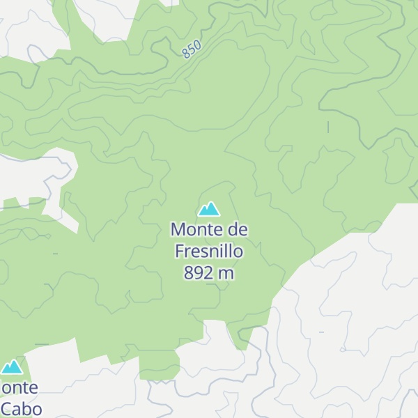 Map of Monte de Fresnillo