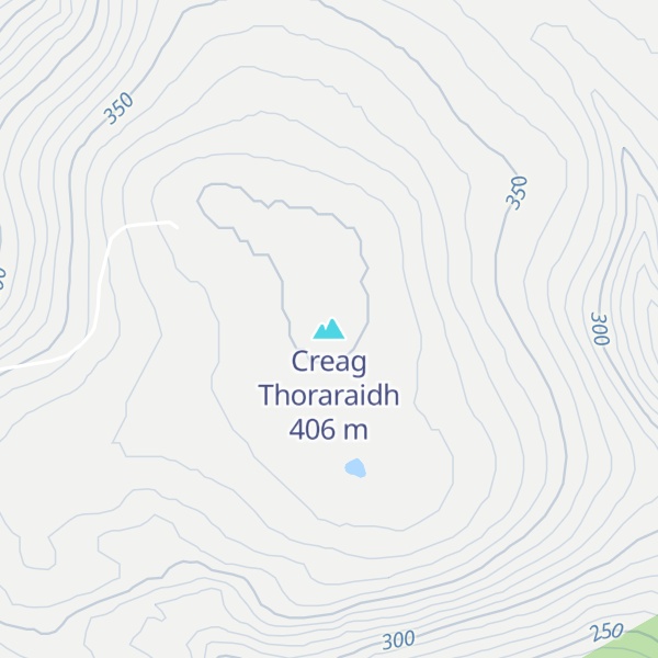 Map of Creag Thoraraidh