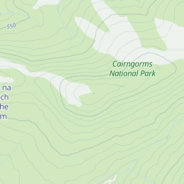 Map of Meall Chrombaig