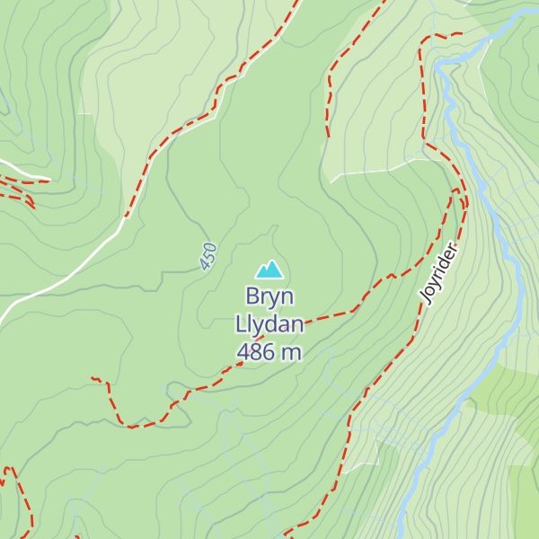Map of Bryn Llydan