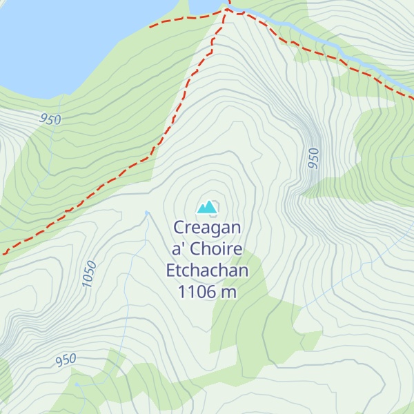 Map of Creagan a' Choire Etchachan