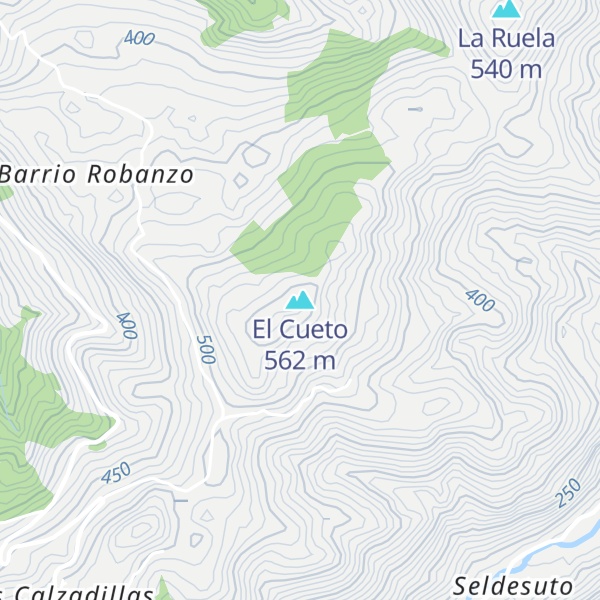Map of El Cueto