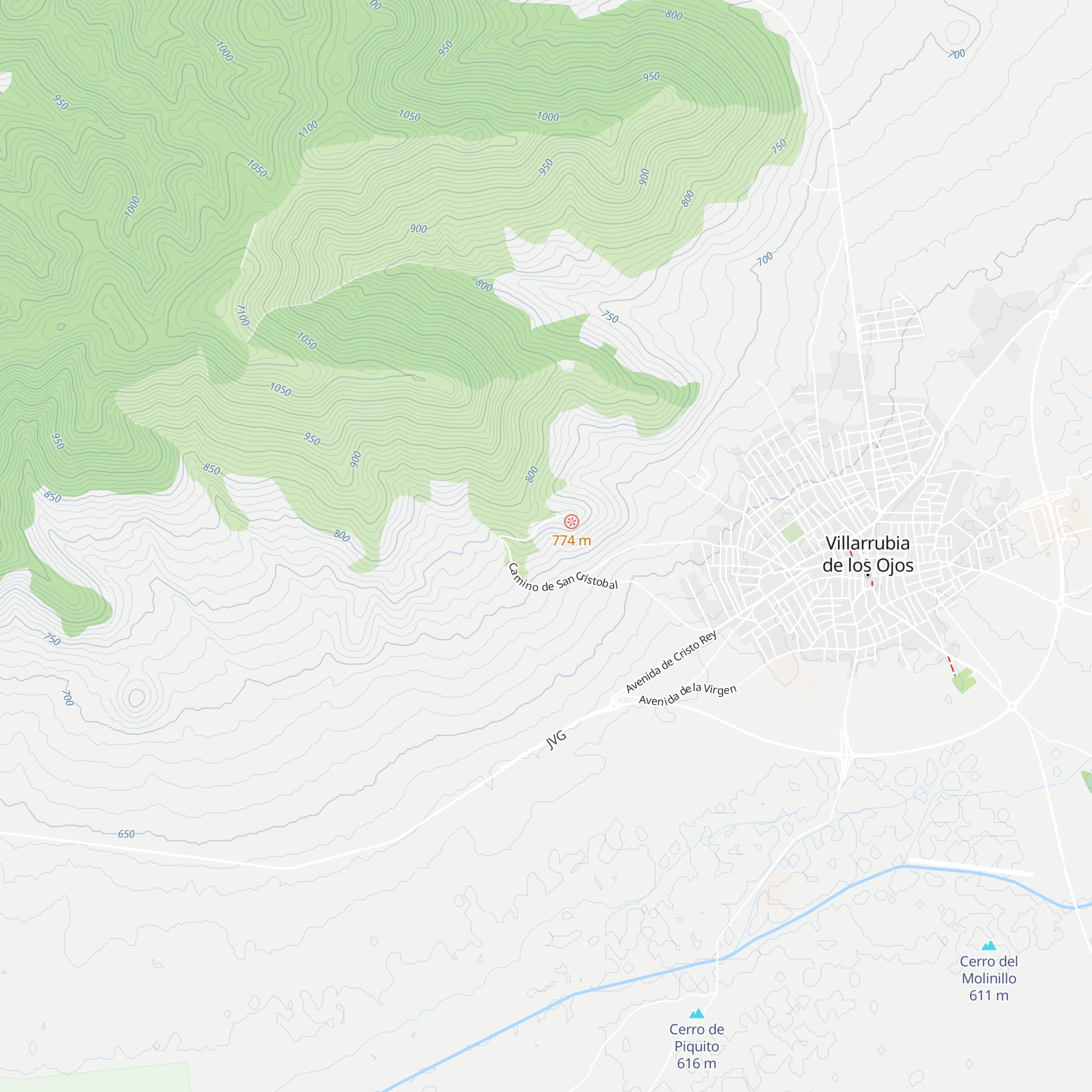 Quintería El Trillaor map