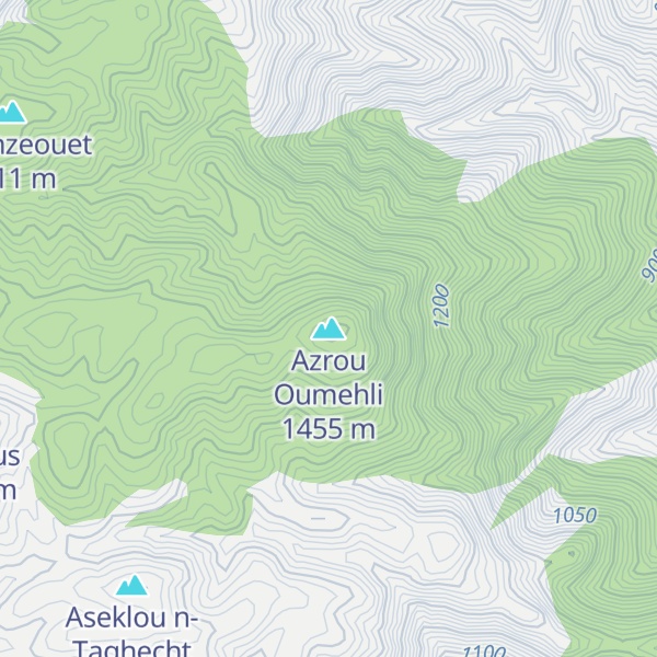 Map of Azrou Oumehli