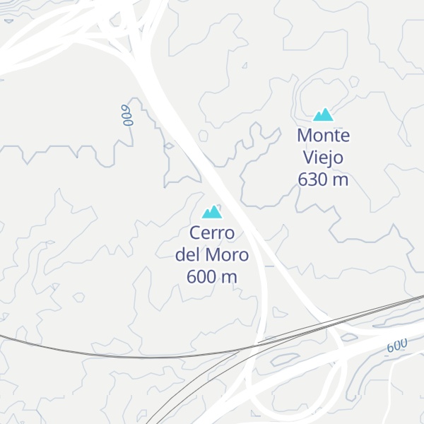 Map of Cerro del Moro