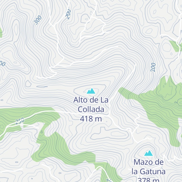 Map of Alto de La Collada
