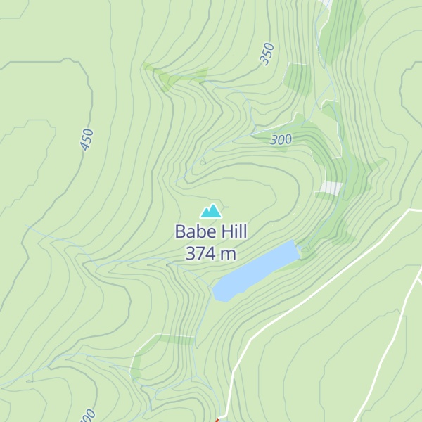 Map of Babe Hill