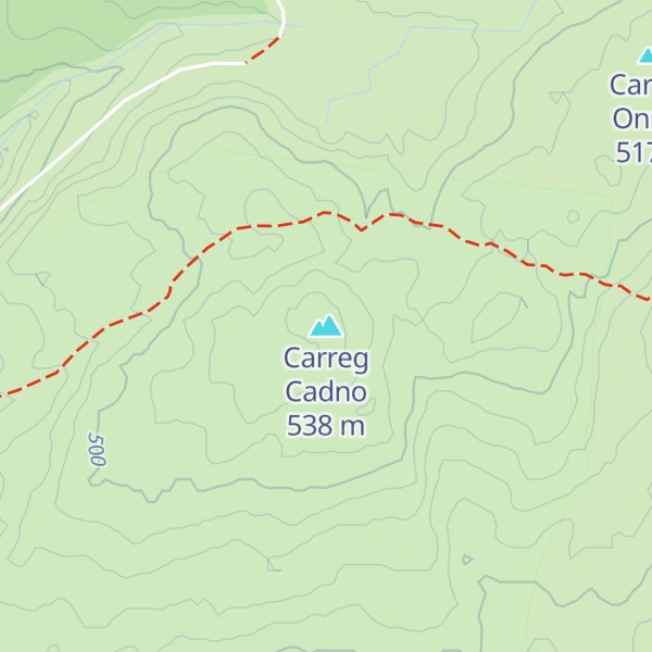 Map of Carreg Cadno