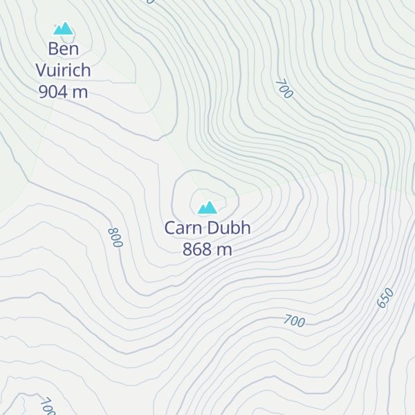 Map of Carn Dubh