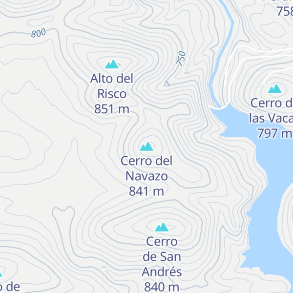 Map of Cerro del Navazo
