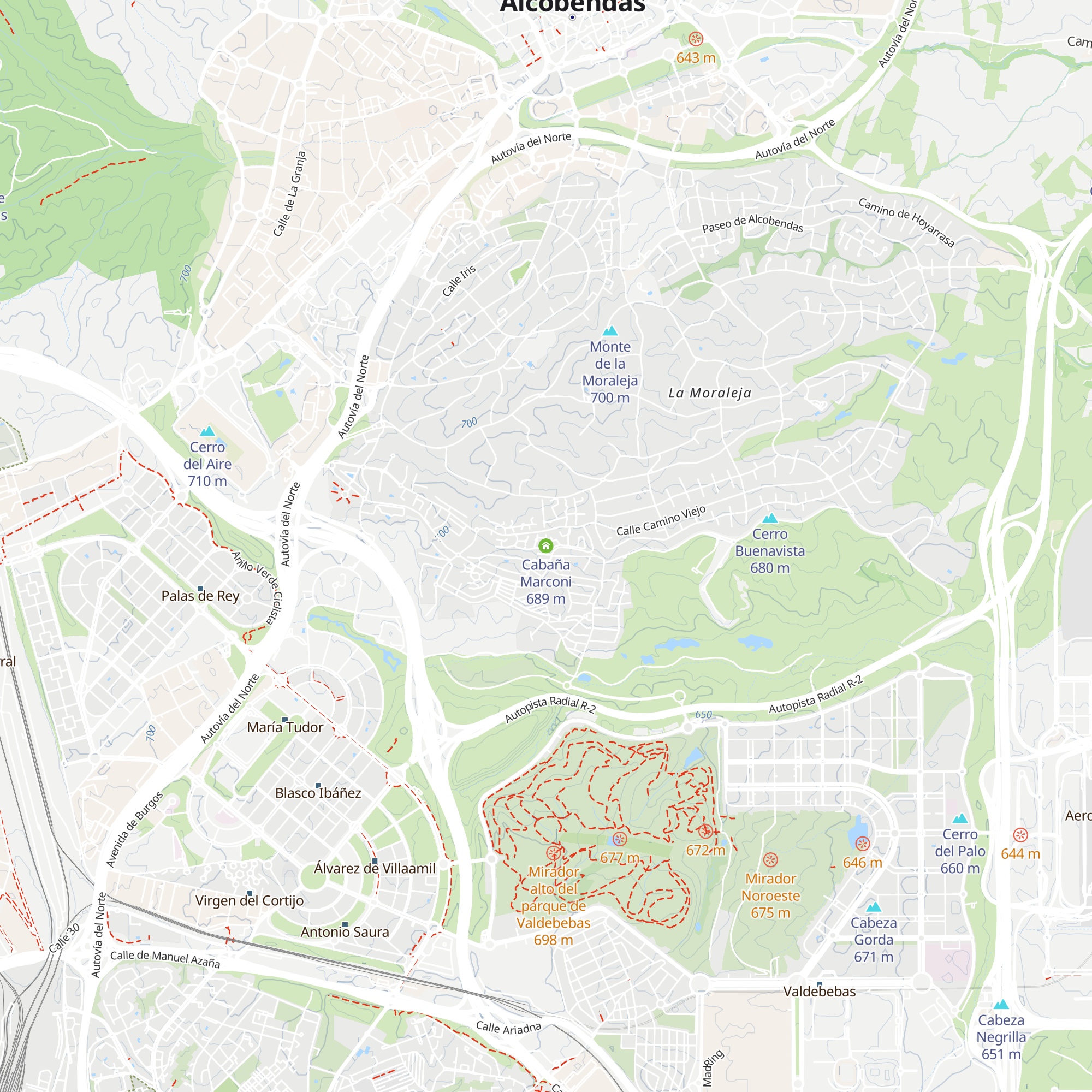 Cabaña Marconi map