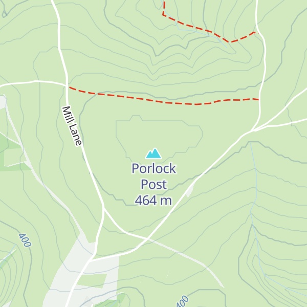 Map of Porlock Post