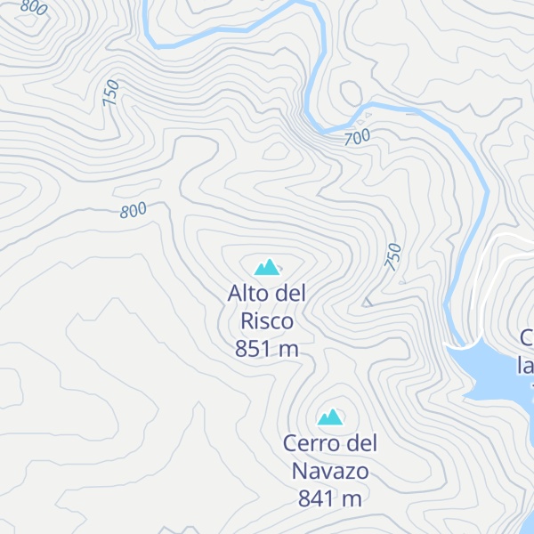Map of Alto del Risco