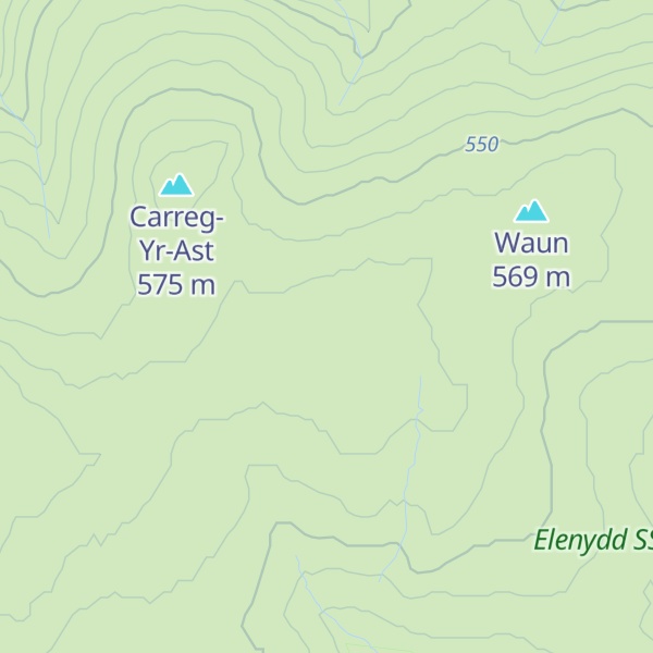 Map of Bryn Rhudd