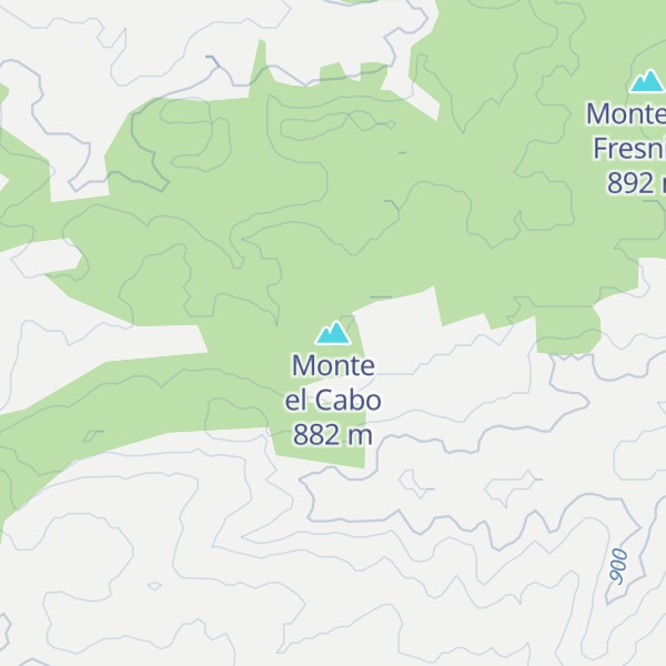 Map of Monte el Cabo