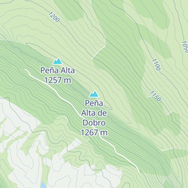 Map of Peña Alta de Dobro
