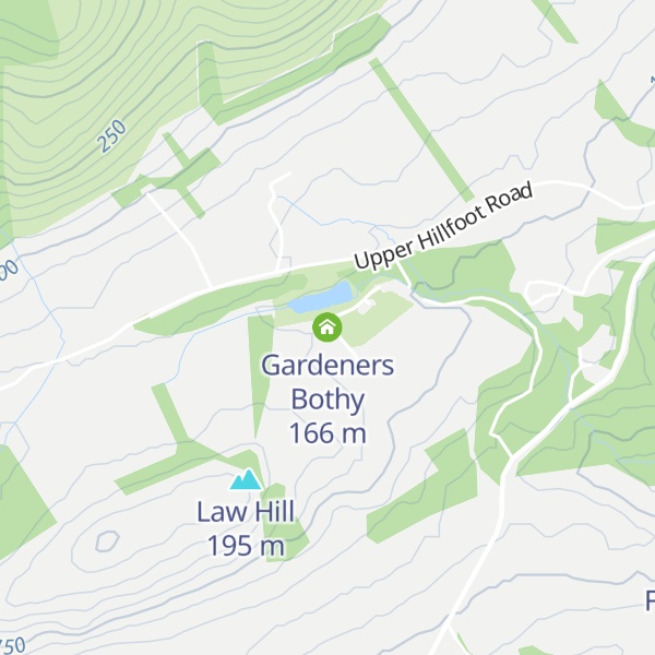Map of Gardeners Bothy