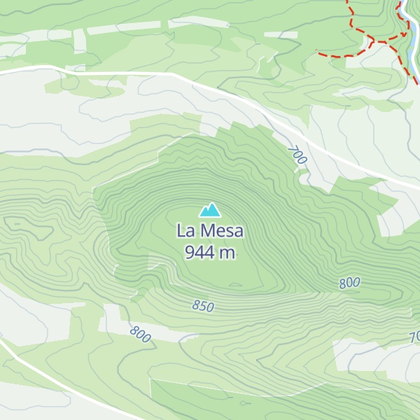 Map of La Mesa