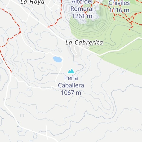 Map of Peña Caballera