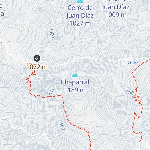 Map of Chaparral