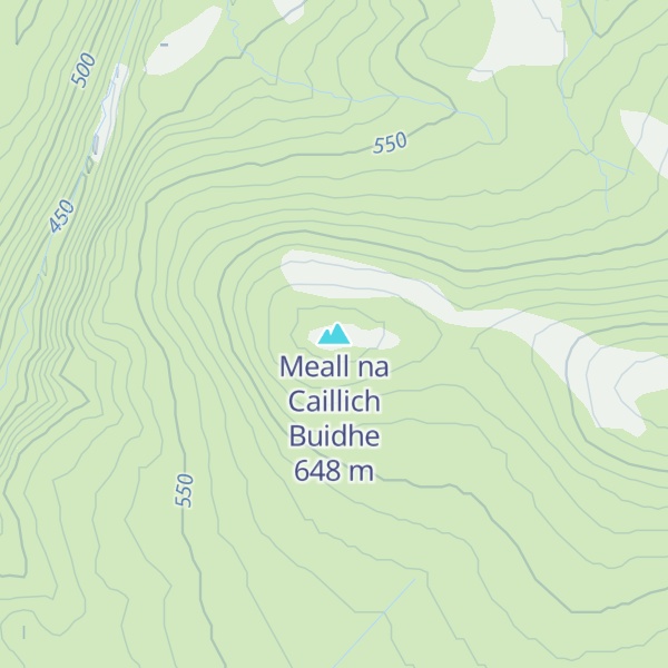 Map of Meall na Caillich Buidhe