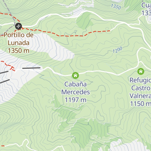 Map of Cabaña Mercedes