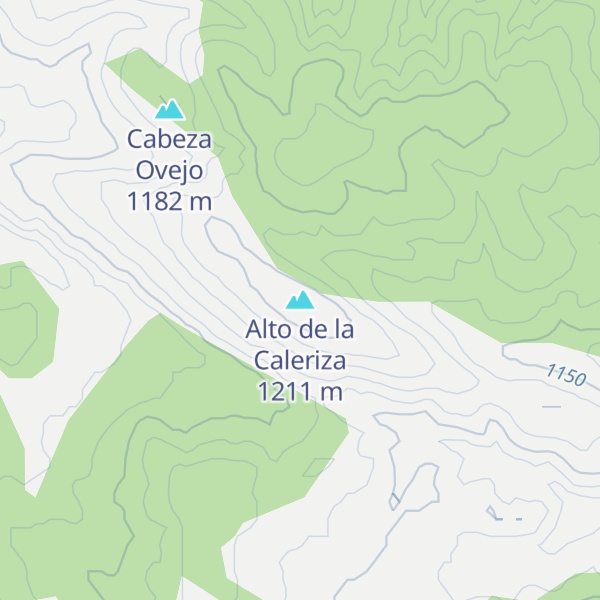 Map of Alto de la Caleriza