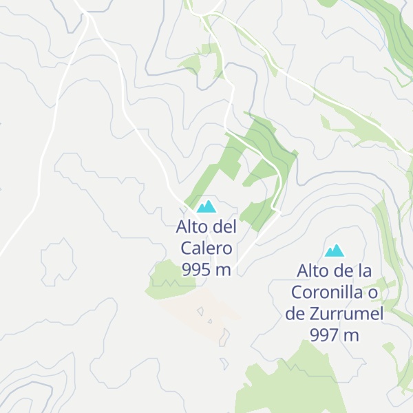Map of Alto del Calero