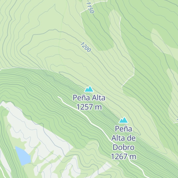 Map of Peña Alta