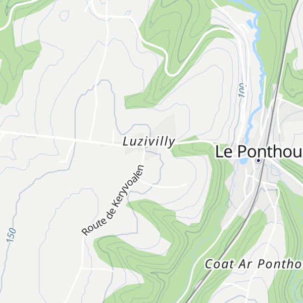 Map of Gîte LE FER