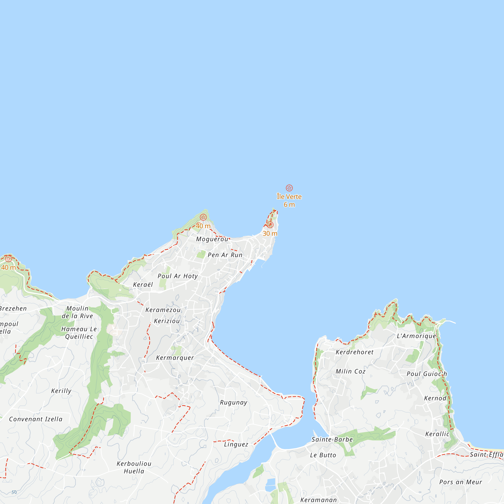 Office du Tourisme Locquirec map