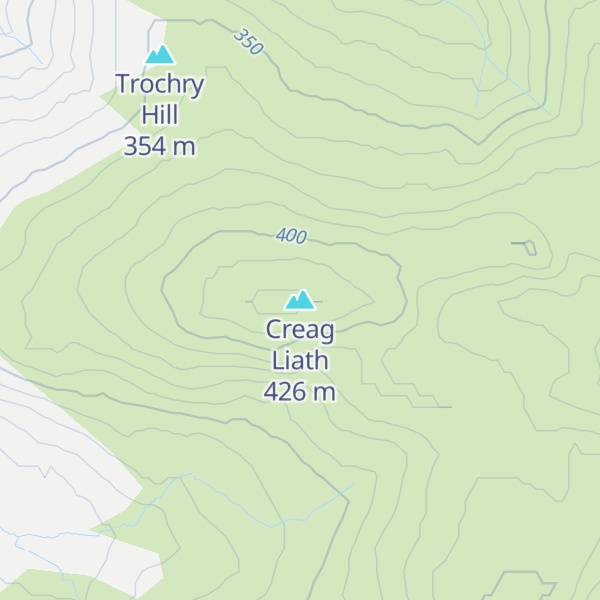 Map of Creag Liath