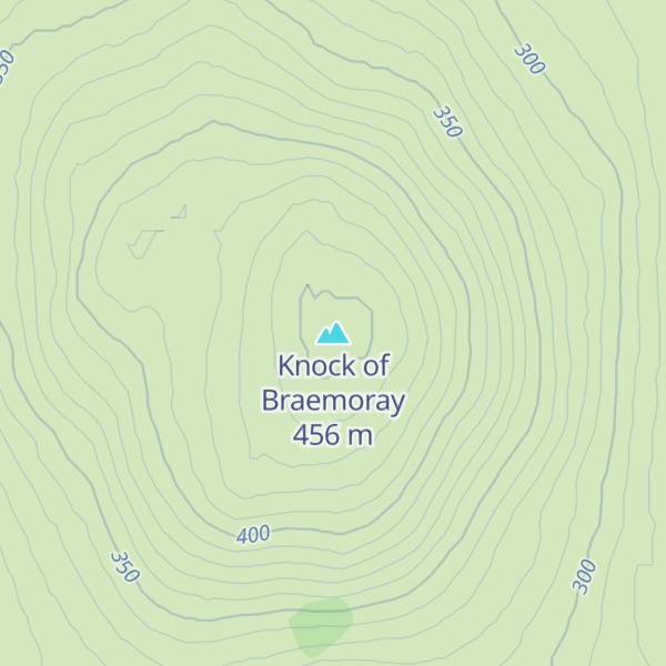 Map of Knock of Braemoray