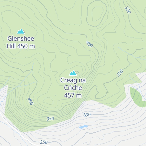 Map of Creag na Crìche