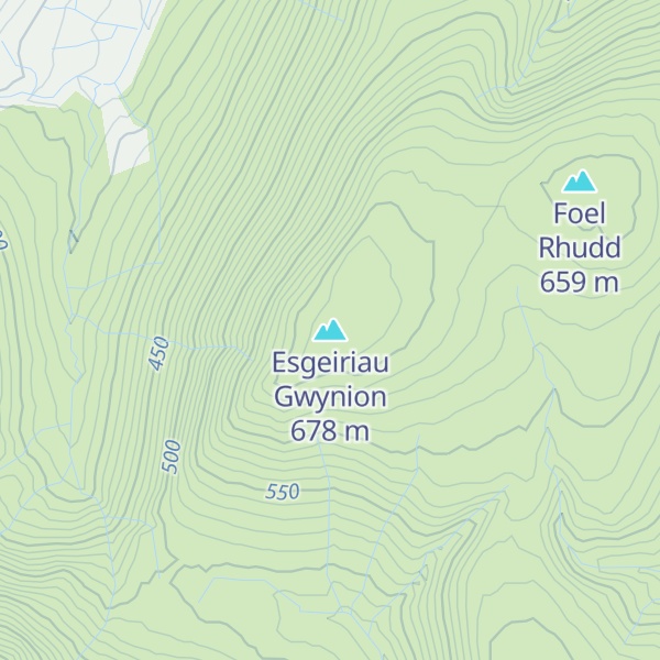 Map of Esgeiriau Gwynion