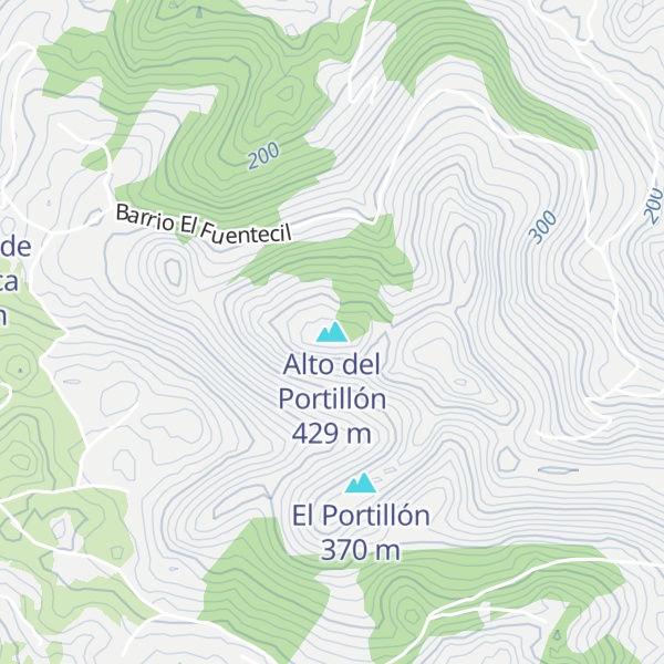 Map of Alto del Portillón