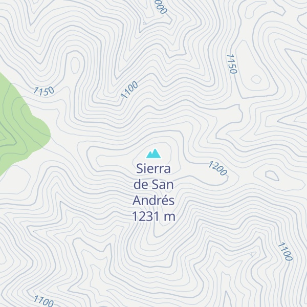 Map of Sierra de San Andrés