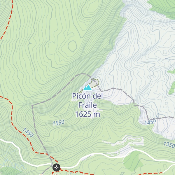 Map of Picón del Fraile