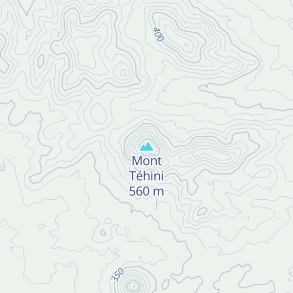 Map of Mont Téhini