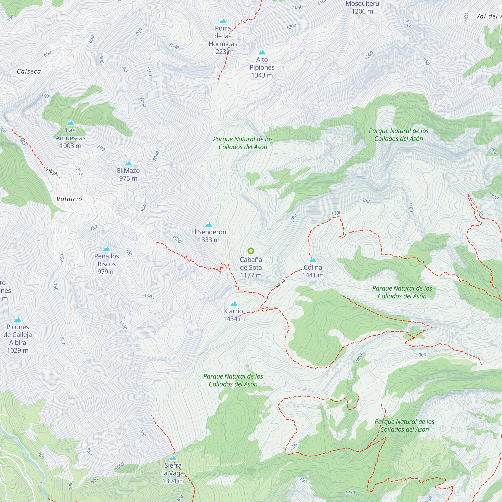 Cabaña de Sota map
