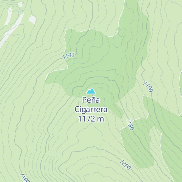 Map of Peña Cigarrera